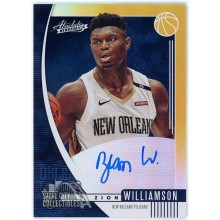 Zion Williamson 2019-20 Panini Absolute Rookie Autograph Card #RV-ZWL