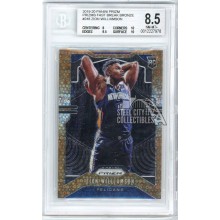 Zion Williamson 2019-20 Prizm Fast Break Bronze Rookie Card #248 13/20 BGS 8.5
