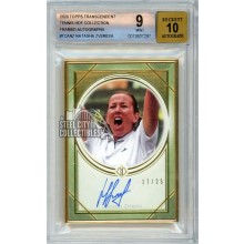 Natasha Zvereva 2020 Topps Transcendent Tennis HOF Autograph Card #TCA-NZ /25 BGS 9