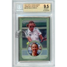 Natasha Zvereva 2020 Topps Transcendent Tennis HOF Card #48 /50 BGS 9.5