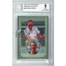 Natasha Zvereva 2020 Topps Transcendent Tennis HOF Card #48 /50 BGS 9