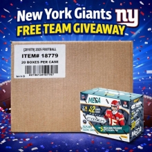 (TEAMS REDUCED) 2025 Panini Prizm Football Hobby Mega 20-Box Case PYT Group Break #7 - Brett (NY Giants Giveaway)