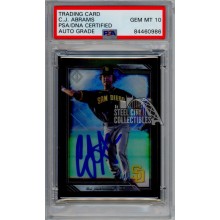 CJ Abrams 2020 Topps Transcendent Autograph Card #30 060/100 PSA/DNA 10