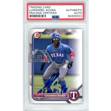 Luisangel Acuna 2022 Bowman "Acunita" Autograph Card #BP-72 PSA/DNA