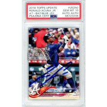 Ronald Acuna Jr 2018 Topps Update "13" Autograph Rookie Card #US250 PSA 10 PSA/DNA