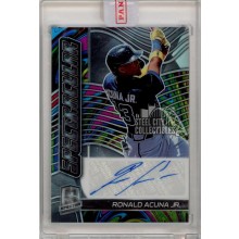 Ronald Acuna 2021 Panini Spectra Spectracular Autograph Card #SS-RA