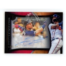 Ronald Acuna 2020 Topps Tribute Autograph Card #FBA-RAJ 06/10