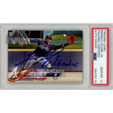 Ronald Acuna Jr 2018 Topps Update "El Abusador" Autographed Rookie Card #US252 - PSA/DNA 10