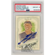 Ronald Acuna Jr 2018 Topps Allen & Ginter Autographed Rookie Card #207 - PSA/DNA 10