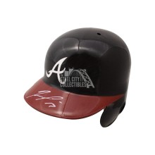 Ronald Acuna Jr Autographed Atlanta Braves Full-Size Baseball Batting Helmet - JSA COA