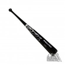 Ronald Acuna Autographed Rawlings Black Baseball Bat - JSA COA