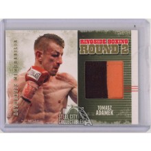 Tomasz Adamek 2011 Ringside Round 2 Boxing Gold Patch Card #AM-28 /10