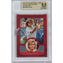 Andre Agassi 2020 Topps Transcendent VIP Red Card #6 6/10 BGS 9.5 Gem Mint