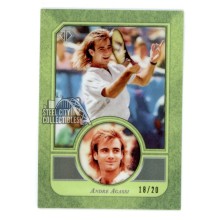 Andre Agassi 2020 Topps Transcendent VIP Card #6 18/20
