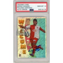 Sergio Aguero 2006-07 Mundicromo Welcome Autograph Rookie Card #618 - PSA/DNA 10