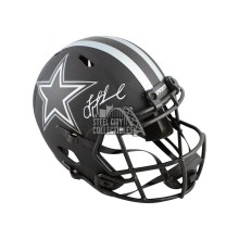 Troy Aikman Autographed Dallas Cowboys Eclipse Replica Full-Size Football Helmet - BAS