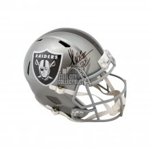 Marcus Allen Autographed Oakland Raiders Flash Replica Full-Size Football Helmet - BAS