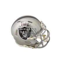 Marcus Allen Autographed Oakland Raiders Flash Mini Football Helmet - BAS