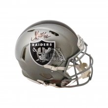 Marcus Allen Autographed Oakland Raiders Flash Authentic Full-Size Football Helmet - BAS (Black Ink)