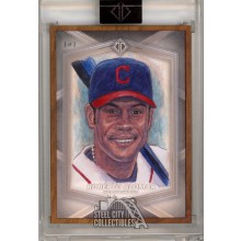 Roberto Alomar 2020 Topps Transcendent Sketch Card Bergren #HOFS-RA 1/1