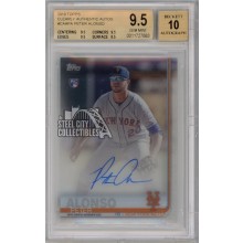 Pete Alonso 2019 Topps Clearly Authentic Autograph Rookie Card #CAA-PA BGS 9.5