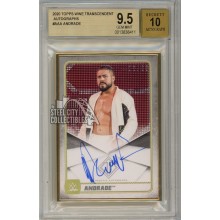 Andrade 2020 Topps Transcendent WWE Autograph Card 22/25 BGS 9.5