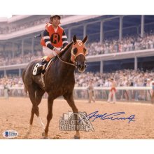 Angel Cordero Autographed 8x10 Photo - BAS COA (Riding)