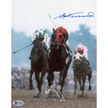 Angel Cordero Autographed 8x10 Photo - BAS COA (Vertical)