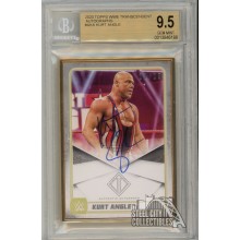 Kurt Angle 2020 Topps Transcendent WWE Autograph Card 21/25 BGS 9.5