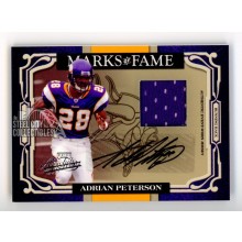 Adrian Peterson 2007 Playoff Absolute Autograph Rookie Jersey Card #MOF-34 15/30