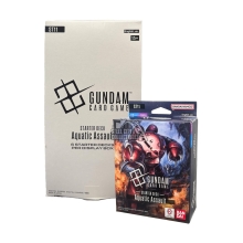 Bandai Gundam Card Game Aquatic Assault Starter 11 - 6-Deck Display