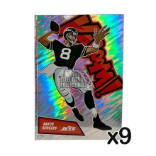 2024 Panini Absolute Football Countdown Calendar EMPTY Box - Aaron Rodgers Kaboom Cover (LOT of 9)