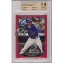 Nolan Arenado 2013 Bowman Chrome Red Wave Rookie Card #41 11/25 BGS 9.5 Gem Mint