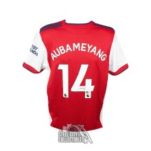 Pierre-Emerick Aubameyang Autographed Arsenal Adidas Soccer Jersey
