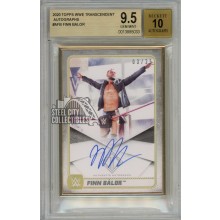 Finn Balor 2020 Topps Transcendent WWE Autograph Card 03/25 BGS 9.5