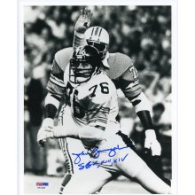 John Banaszak SB X XIII XIV Autographed Pittsburgh Steelers 8x10 Photo - PSA/DNA