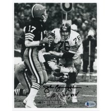 John Banaszak SB X XIII XIV Autographed Pittsburgh Steelers 8x10 Photo - BAS COA (Vertical)