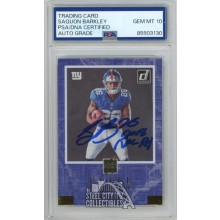 Saquon Barkley 2018 Elite Series 2018 NFL ROY Autograph RC Card #ESR6 PSA/DNA 10