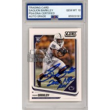 Saquon Barkley 2018 Panini Score 2018 NFL ROY Autograph RC Card #359 PSA/DNA 10