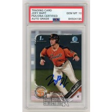 Joey Bart 2019 Bowman Chrome Prospects Autographed Card #BCP50 - PSA/DNA Gem Mt 10
