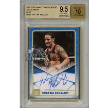 Shayna Baszler 2020 Topps Transcendent WWE Blue Autograph Card 5/5 BGS 9.5