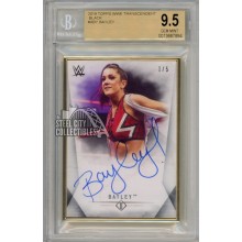 Bayley 2019 Topps Transcendent Black Autograph Card 1/5 BGS 9.5 Gem Mint