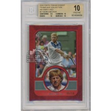 Boris Becker 2020 Topps Transcendent Tennis VIP Red Card #17 05/10 BGS 10 Pristine