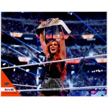 Becky Lynch Autographed WWE Summer Slam 8x10 Photograph /100 - WWE COA