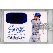 Cody Bellinger 2017 Panini Flawless Blue Autograph Rookie Card #FRS-CB 11/15