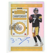 Ben Roethlisberger 2019 Panini Contenders Championship Ticket Autograph Card 3/5