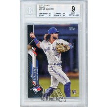 Bo Bichette 2020 Topps Baseball Black Parallel Rookie Card 57/69 BGS 9 Mint