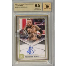 Aleister Black 2020 Topps Transcendent WWE Autograph Card 17/25 BGS 9.5