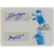 Bo Bichette/Yordan Alvarez 2020 Panini National Treasures Autograph Printing Plate Rookie Card 1/1