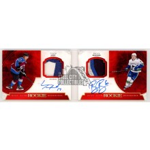 Brock Boeser/Tyson Jost 2017-18 Upper Deck The Cup Autograph Rookie Patch Booklet Card